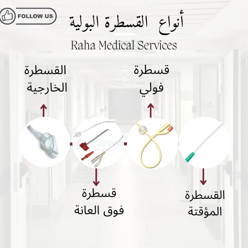 أنواع القسطرة البولية النسائية